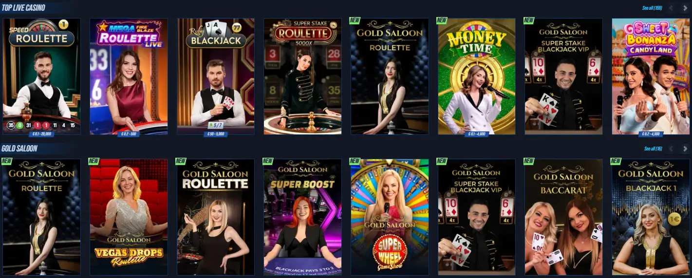 vegashero live casino
